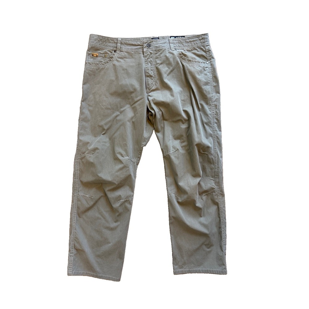 Kuhl Revolvr Pants Mens 38x30 Green Hiking 5 Pocket Cargo Outdoor Stretch